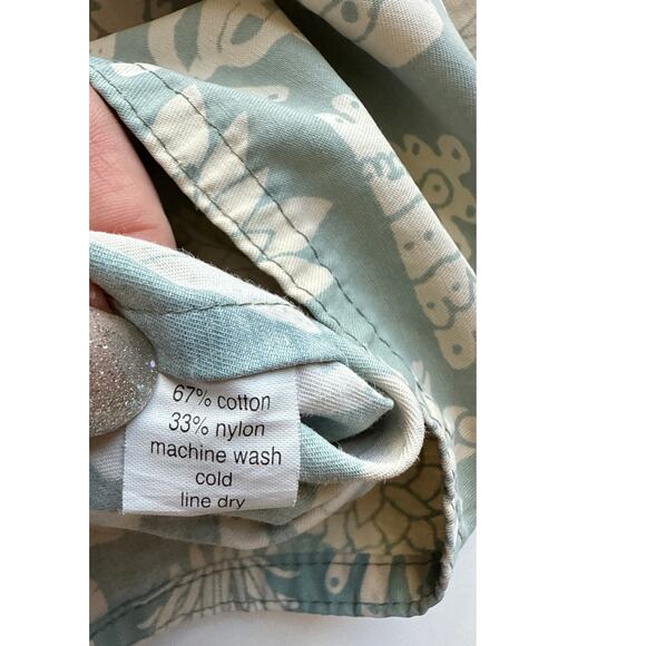 Mollusk Pale Blue Cactus Swim Trunks Size 34 - Picture 4 of 5